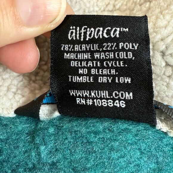 Kuhl Alaska Sweater Size L 1/4 Zip Knit Pullover Sherpa Outdoor Trail Gorpcore - Picture 10 of 16